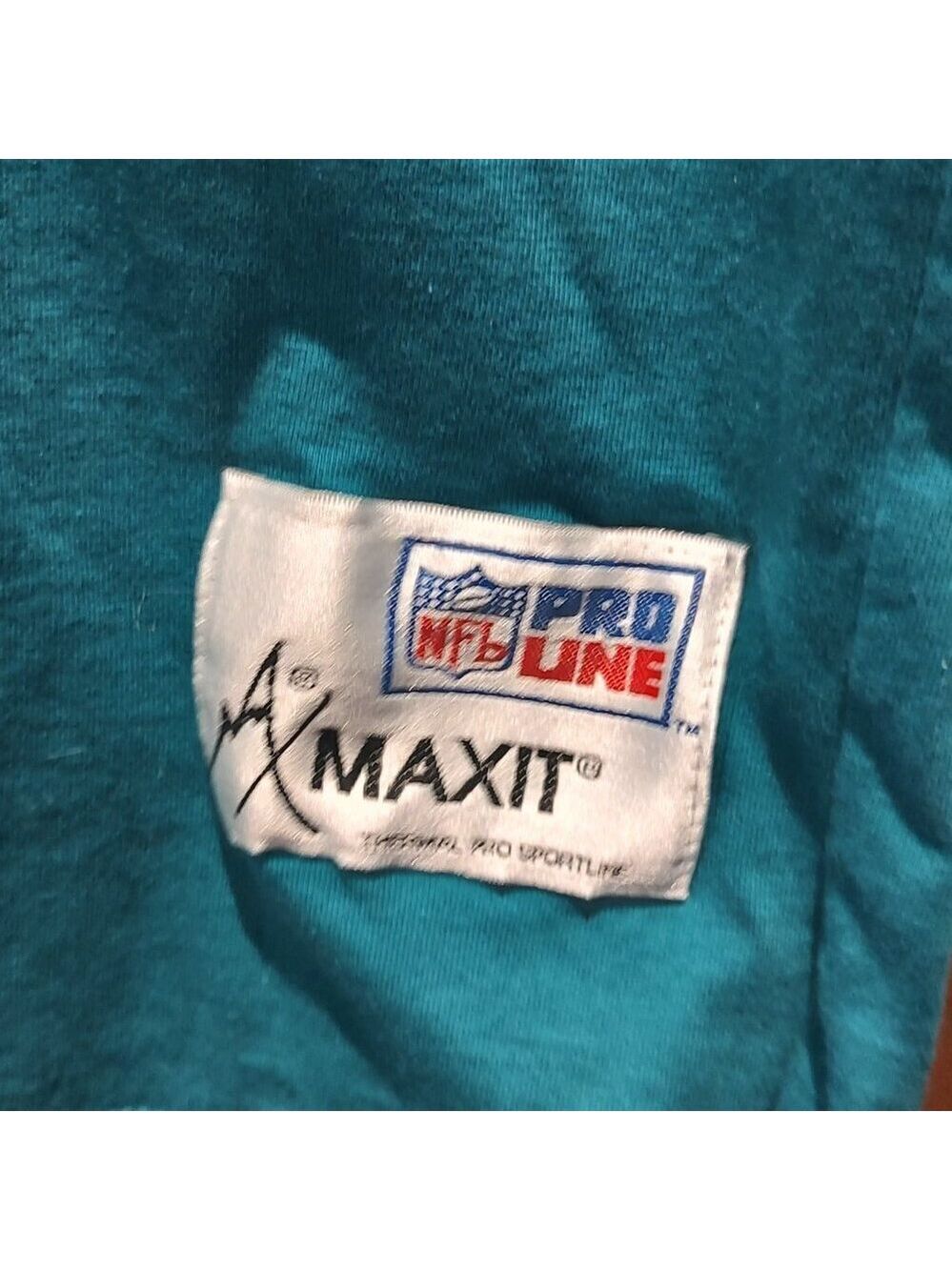 Vintage Dolphins NFL Mock Turtleneck Long Sleeve Shirt Large - Picture 5 of 5